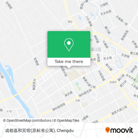 成都嘉和宾馆(原标准公寓) map