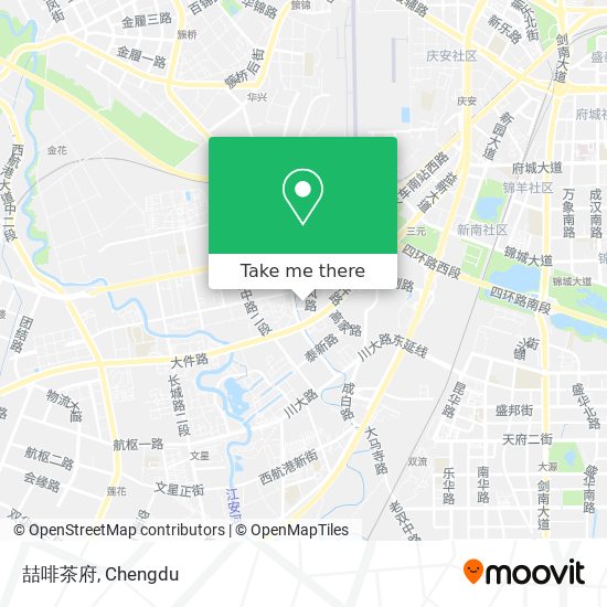 喆啡茶府 map