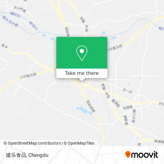 建乐食品 map