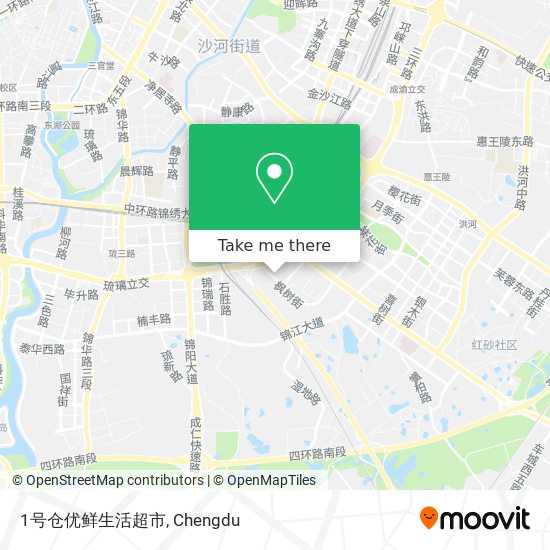 1号仓优鲜生活超市 map