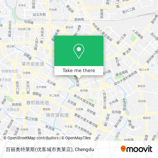 百丽奥特莱斯(优客城市奥莱店) map