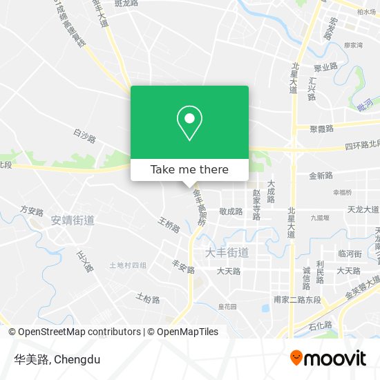 华美路 map