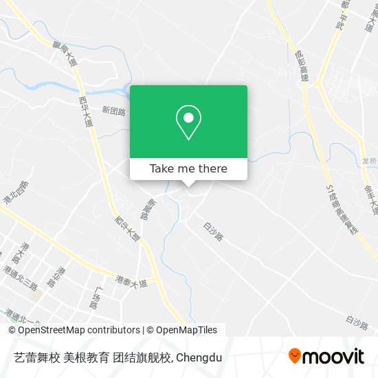 艺蕾舞校 美根教育 团结旗舰校 map