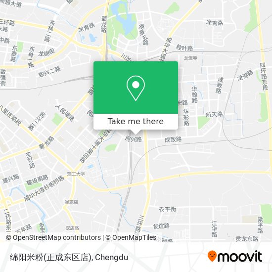 绵阳米粉(正成东区店) map