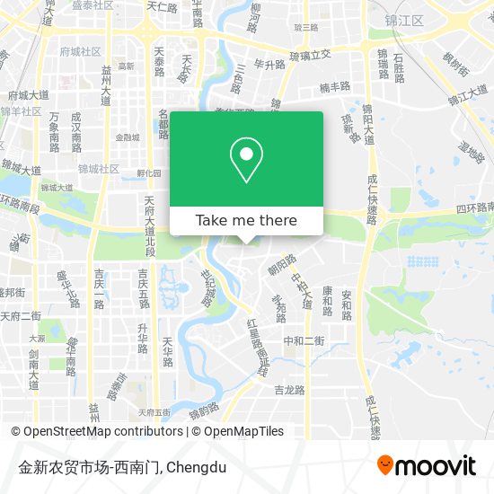 金新农贸市场-西南门 map