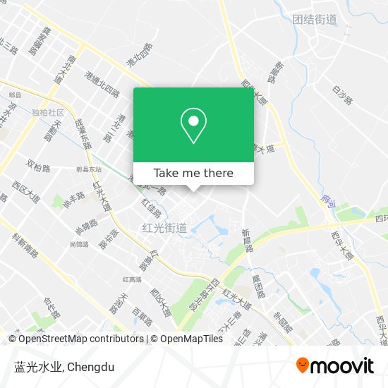 蓝光水业 map