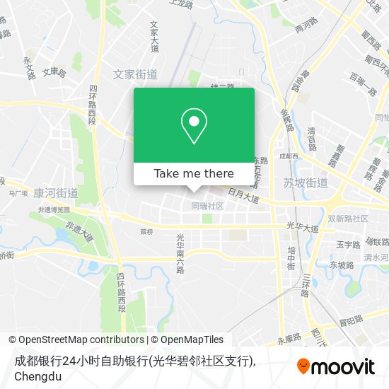 成都银行24小时自助银行(光华碧邻社区支行) map
