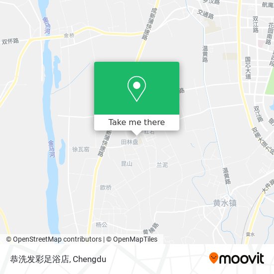 恭洗发彩足浴店 map