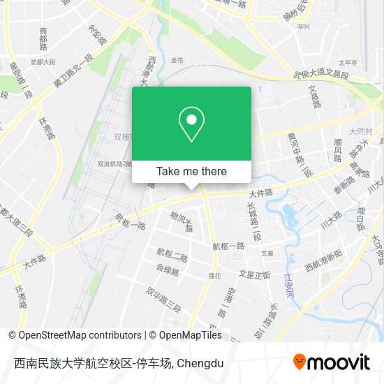 西南民族大学航空校区-停车场 map