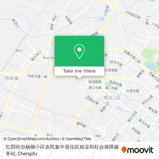 红阳街办杨柳小区农民集中居住区就业和社会保障服务站 map