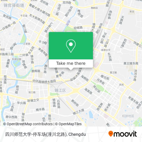 四川师范大学-停车场(潼川北路) map