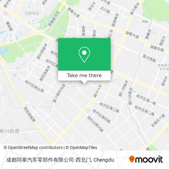 成都同泰汽车零部件有限公司-西北门 map