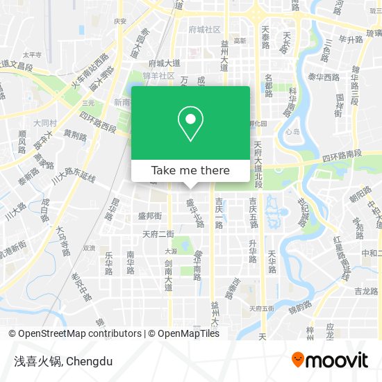 浅喜火锅 map