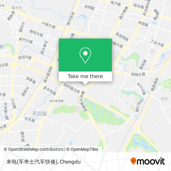来电(车奇士汽车快修) map
