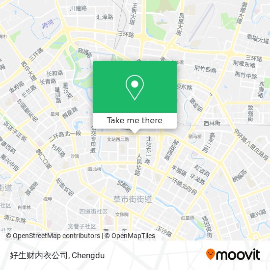 好生财内衣公司 map