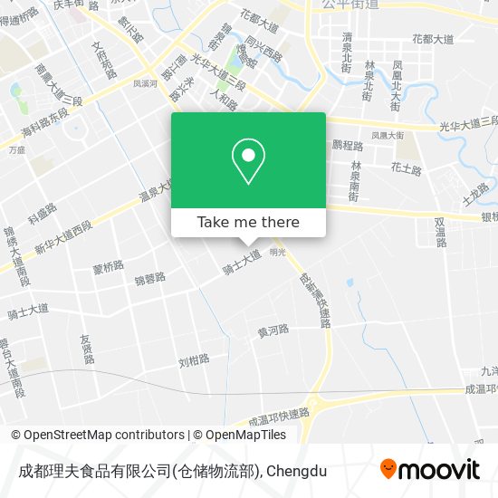 成都理夫食品有限公司(仓储物流部) map