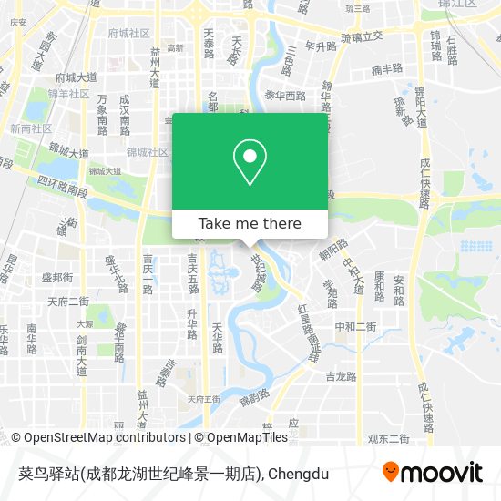 菜鸟驿站(成都龙湖世纪峰景一期店) map