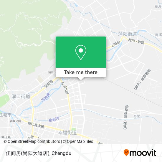 伍间房(尚阳大道店) map