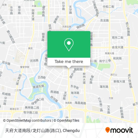 天府大道南段/龙灯山路(路口) map