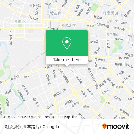 粗茶淡饭(果丰路店) map