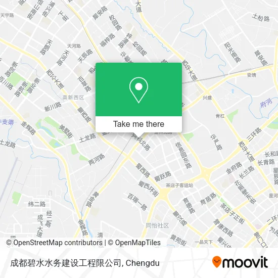 成都碧水水务建设工程限公司 map
