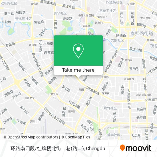 二环路南四段/红牌楼北街二巷(路口) map