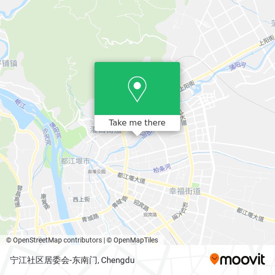 宁江社区居委会-东南门 map