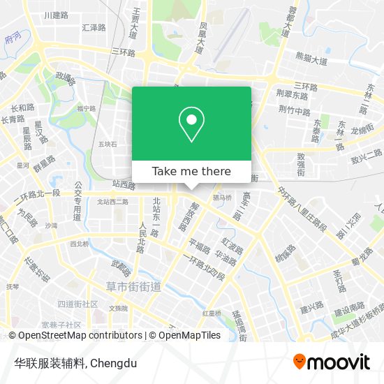 华联服装辅料 map