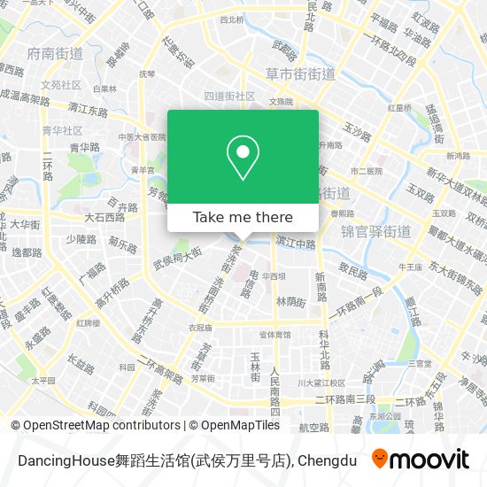 DancingHouse舞蹈生活馆(武侯万里号店) map