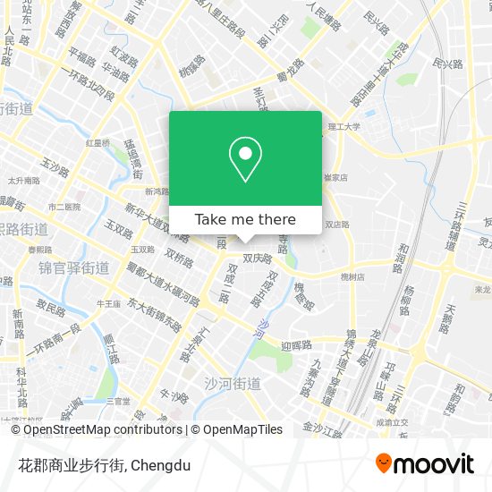 花郡商业步行街 map