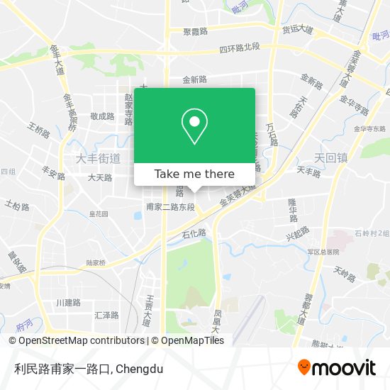 利民路甫家一路口 map
