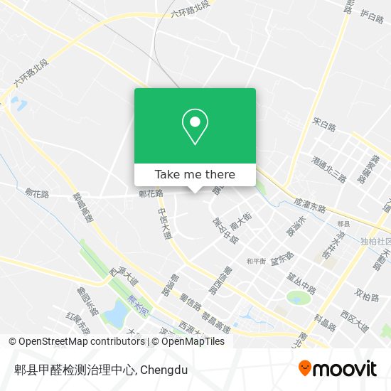 郫县甲醛检测治理中心 map