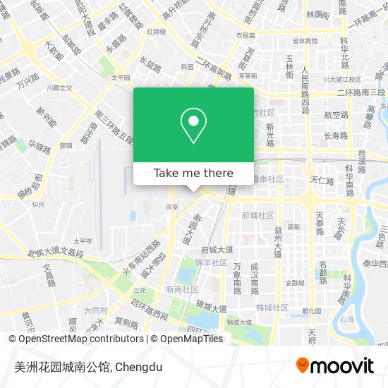 美洲花园城南公馆 map