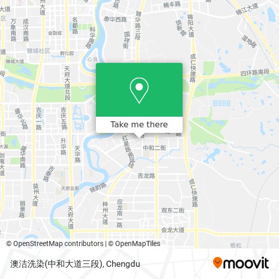 澳洁洗染(中和大道三段) map