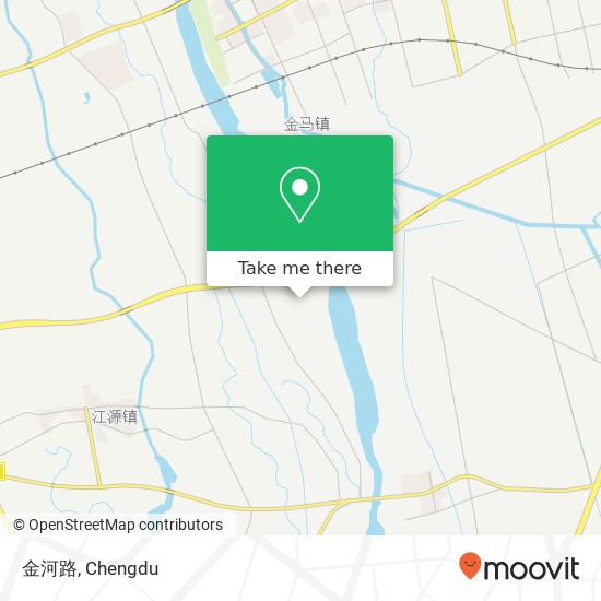 金河路 map