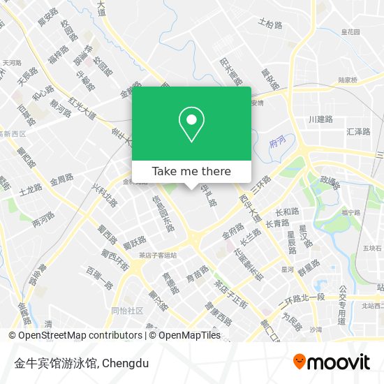 金牛宾馆游泳馆 map