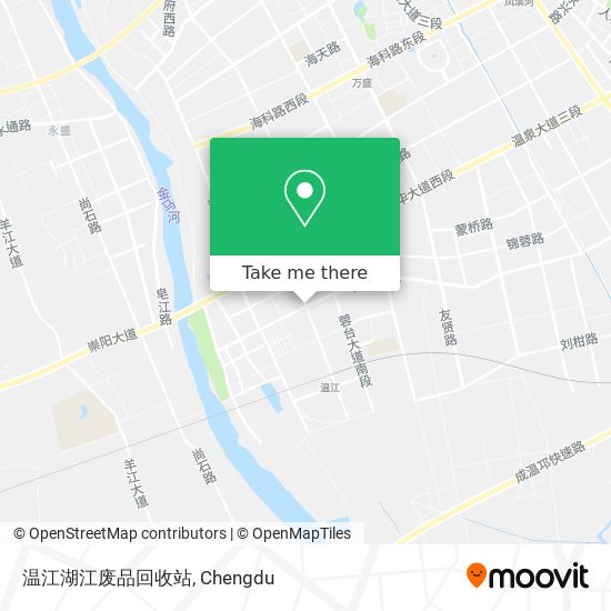 温江湖江废品回收站 map