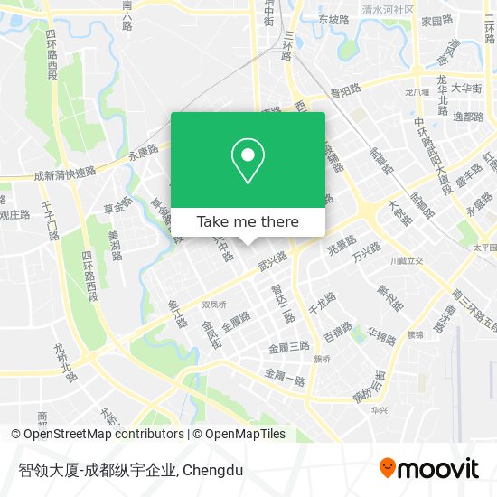 智领大厦-成都纵宇企业 map