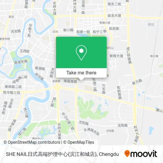 SHE NAIL日式高端护理中心(滨江和城店) map