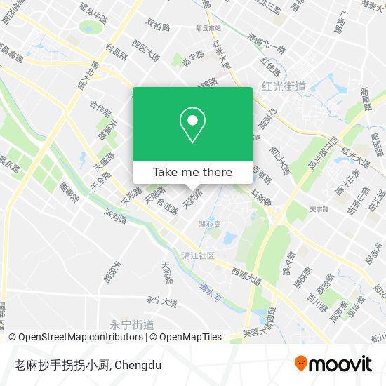 老麻抄手拐拐小厨 map