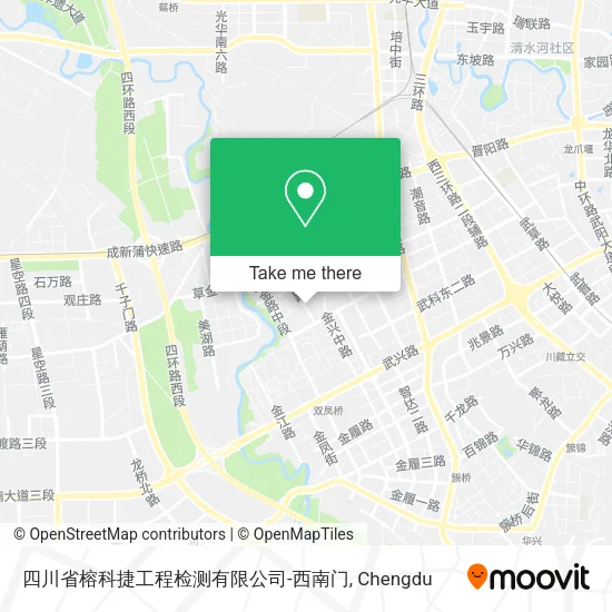 四川省榕科捷工程检测有限公司-西南门 map