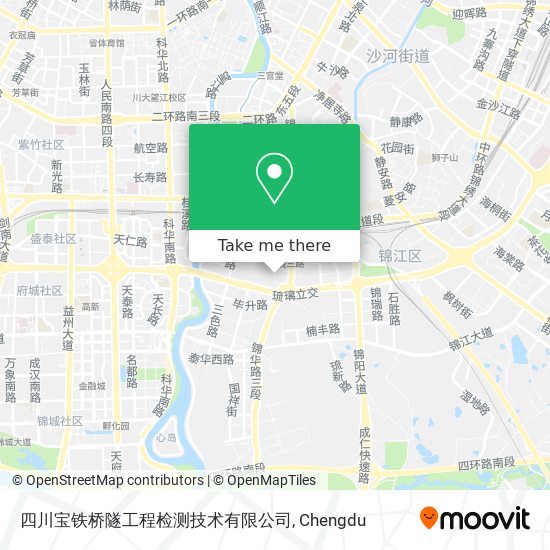 四川宝铁桥隧工程检测技术有限公司 map