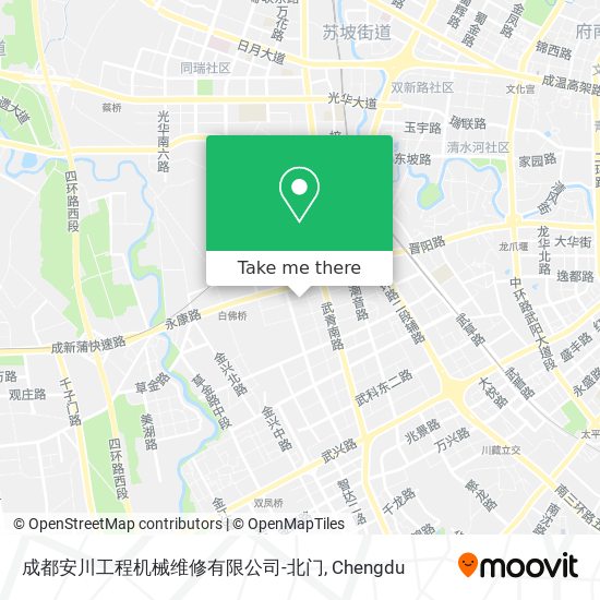成都安川工程机械维修有限公司-北门 map