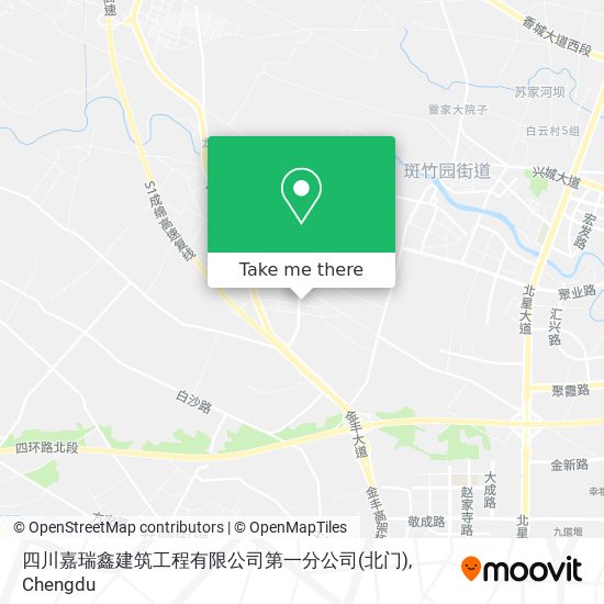 四川嘉瑞鑫建筑工程有限公司第一分公司(北门) map