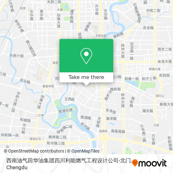西南油气田华油集团四川利能燃气工程设计公司-北门 map