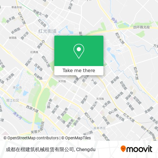 成都在楷建筑机械租赁有限公司 map