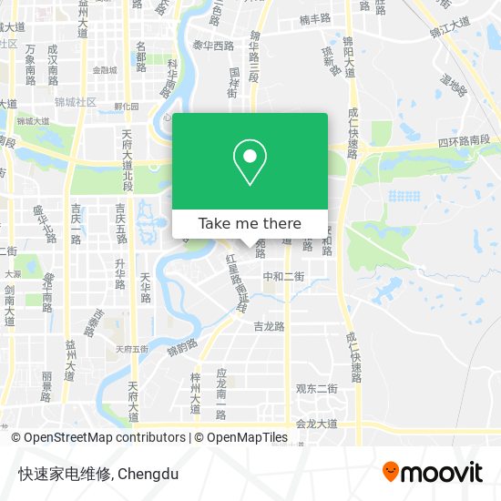 快速家电维修 map