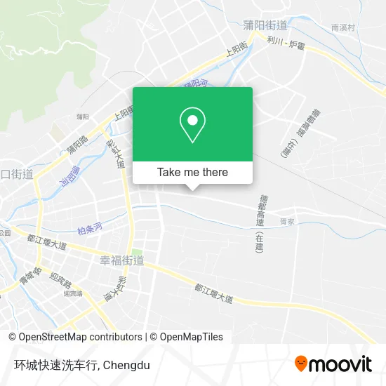 环城快速洗车行 map