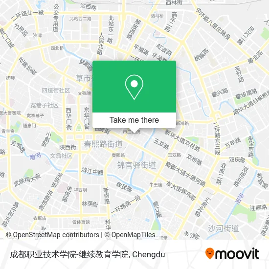 成都职业技术学院-继续教育学院 map