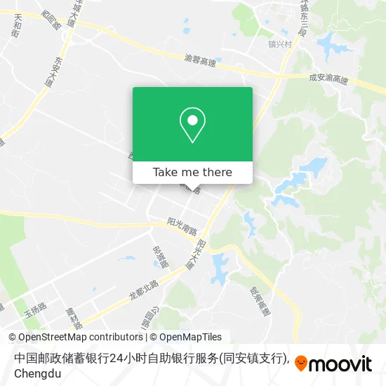 中国邮政储蓄银行24小时自助银行服务(同安镇支行) map